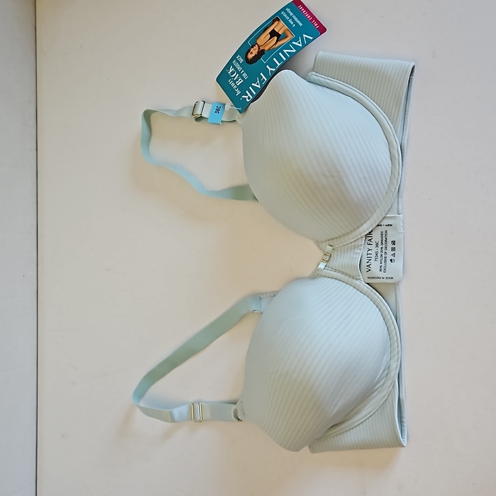 Vanity Fair Light Gray Bra